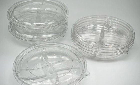 קערה פור Bowl - אריזה עגולה מחולקת ל- 4